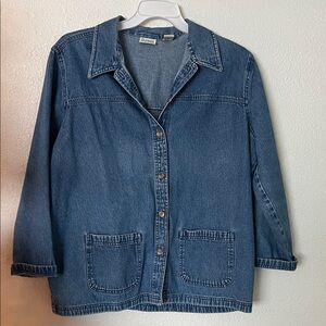 Classic Elements Denim Blue Jean Jacket XL